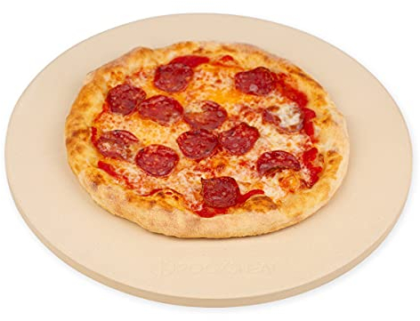 Pizzastein, Cordierit, rund, 38,1 x 1,5 cm