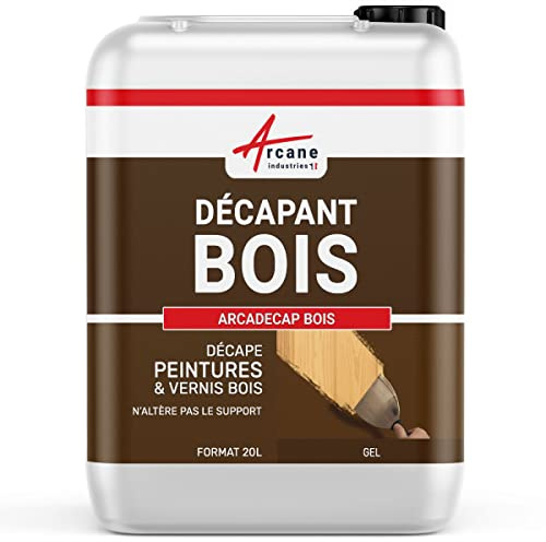 Décapant bois : Produit décapant pour peinture et vernis : Arcadecap bois - 20 L - ARCANE INDUSTRIES