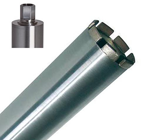 BoDi-TOOLS | Turboschnelle Diamantbohrkrone lasergeschweißt Kernbohrer Bohrkrone Diamant-Bohrer 1 1/4 Zoll mit 420 mm Nutzlänge für Stahlbeton, Beton & Mauerwerk (Laser-Dach 200mm)