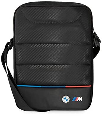 BMW Carbon & PU Nylon Tablet Tasche 10 Zoll - Schwarz