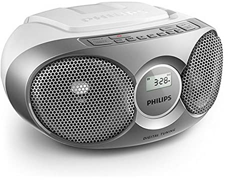 PHILIPS Philips AZ215S/12 CD Sound Machine Altavoz Audio Portátil 3W Potencia Plata