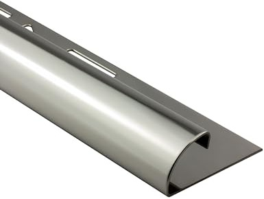 5x Viertelkreis Edelstahlschiene Fliesenschiene Fliesenprofil 12,5m 11mm glänzend
