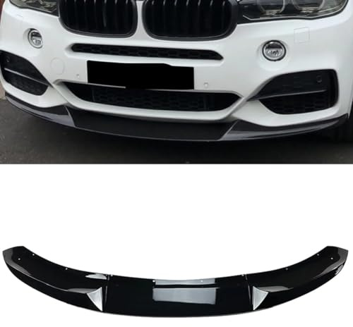 Frontal Alerón Spoiler Labio para BMW X5 F15 M Sport 2014-2018,Parachoques Delantero Labio Divisor Difusor Kit Carrocería