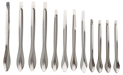 TOPBATHY 12piezas Cuchara Medidora Experimental De Acero Inoxidable Unidades Herramienta De Medición De Para Cocina y Experimentos Científicos