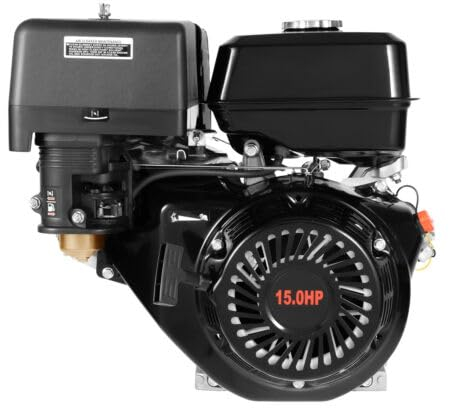 OHV Gasoline Engine Rotavator Pressure Washer Air-Cooling Petrol Gas Manual Start Cylinder Single Cylinder Horizontal Engine Motor For Go-Karts Compressors Trenchers Generators 4-Stroke 15 Hp 420CC