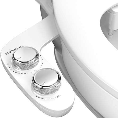 Bidet Attachment for Toilet Seat Water Pressure - Non Electric Bidets Self Cleaning Sprayer - Dual Nozzle Bidet Attachments Toilets Spray - Adjustable Bidets Wash Butt Cleaner for Bathroom Gifts