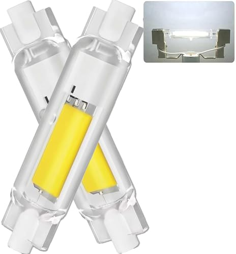 YGFADH Lampadina R7S LED 78mm Dimmerabile 30W, Lampadine LED R7S 78mm Bianco Freddo 6000K 2000LM, LED R7S lampadine sostituisce la lampadina alogena 200W, Nessuno Sfarfallio,Confezione da 2