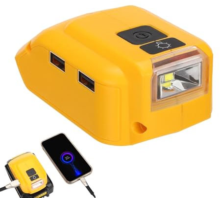 Evember Inversor de potencia, generador inversor de potencia, generador convertidor de batería portátil con 2 salidas USB y 1 puerto CC para exteriores