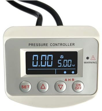 Druckschalter, Druckschalter Kompressor G1/4, Vakuum-Wasserpumpe, automatische Steuerung, digitaler Druckschalter(NPT1-4,-1bar-0.1bar)