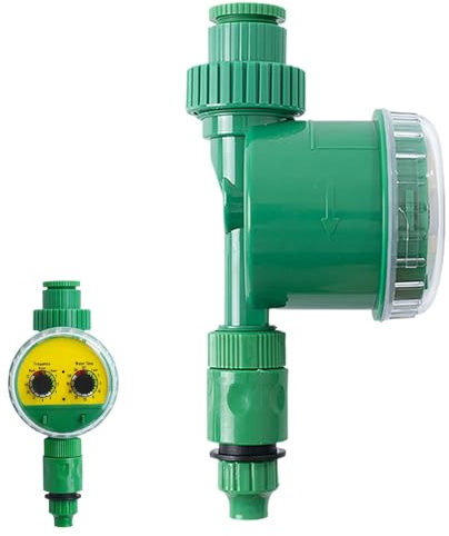 Timer per irrigatore da giardino - di irrigazione programmabile automatico, controller di irrigazione digitale, gestore di schemi per tubi flessibili a 4 zone | Controllo elettronico