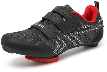 Cycling Shoes for Men Women Indoor Spin Cycle Road Bike Shoes with Delta Cleats Pre-Installed