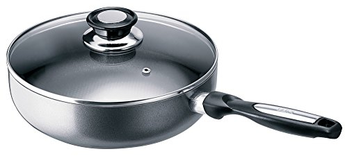 Beka 13075284 Pro Induc Anthracite sauteuse + couvercle verre en aluminium intérieur revêtu 28 cm