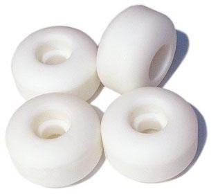 Blank Skateboard Rollen Weiss 99A 54mm