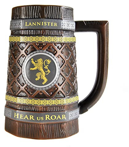 Half Moon Bay Bierkrug - Game of Thrones Lannister Krug - Bierglas aus Keramik - Offizielle Lizenz