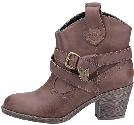 Rocket Dog Damen Satire Kurzschaft Cowboystiefel, (Dark Brown C03), 36 EU