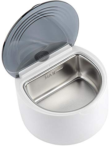 Garosa Detergente per Protesi a ultrasuoni, Dispositivo di Pulizia per la Protezione delle bocchette per Fermi Professionali Denti Protesi Invisibili per la Cura delle