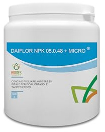 Bioges DAIFLOR NK 5.0.48 CONCIME FOGLIARE + MICROELEMENTI 500 GR