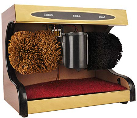 NNHDWS Cireuse De Chaussure À Induction Automatique, Nettoyage De Chaussures Électriques,Induction Polisseuse Machine pour Dépoussiérant Polissage, Nettoyage De Chaussures en Cuir Kit Portable,C