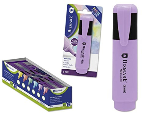 Pennarello fluorescente BISMARK PASTEL lilla