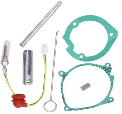 12 V Glühkerzen-Diesel-Heizungs-Set, 2 kW Luft-Diesel-Parkheizung, Reparatursatz mit Keramik-Glühkerzenschlüssel-Dichtung, 252069100102 für Webasto Automotive Ersatz-Zündkerzen