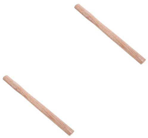 BESTonZON 2pcs Wooden Hammer Handle Replacement Part Crafted for Durability for Small Hammer Repair and Blacksmith Use