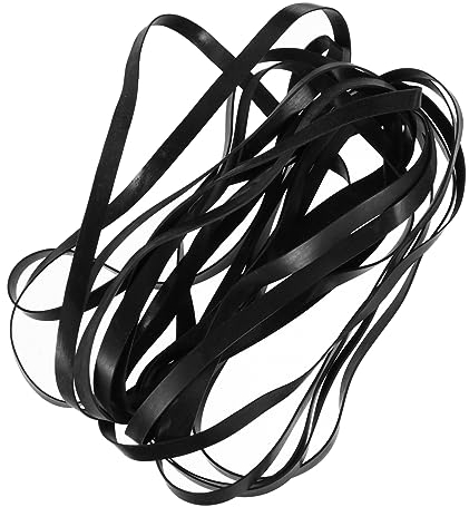 BESTonZON Lot de 40 ceintures pour magnétophones, lanières téléphoniques, pour flûtes à bec - Courroie pour lecteur DVD - Courroie de transmission - Réparation de joueurs en caoutchouc - Année