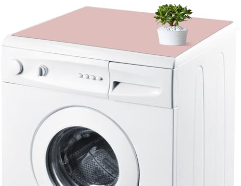 Copertura Per Lavatrice, Tappetino Lavatrice, Coperchio Antipolvere Per Lavatrice, 60 X 60 Cm Antipolvere Per Lavatrice Morbido E Ritagliabile er Lavatrici, Asciugatrici, Cucine, Camper, Bagni, Rosa