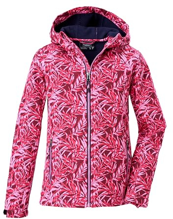 Killtec Mädchen Softshelljacke Print Softshell/utomhusjacka med huva flickor