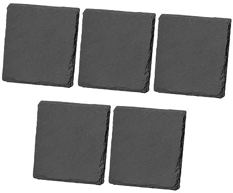 CIYODO Tapis Élégants en Pierre 5 Pièces pour Tasses Bar Cuisine