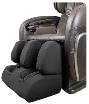Shiatsu Massage Chair Cover Full Body Dustproof Protector Cover Zero Gravity Chair Covers Stretch Universal Removable Replacement Shield for Massage Chairs(Black,Foot cover)