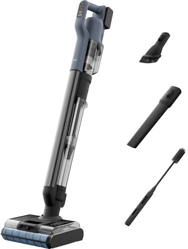 AEG 2-in-1 Nass- und Trocken Akku Staubsauger, Wischfunktion, Wet&Dry, kabellos, Hartboden, Selbstreinigung, Digitale Inverter-Motor, 18000 Pa, Intelligente Schmutzerkennung, Automodus, Blau, AW82U1DB