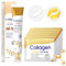 20g Contorno Occhi Idratante al Collagene +5 Pezzi Eye Patch, Crema Borse Occhi Donna, Crema Contorno occhi Antirughe, Rughe e Linee Sottili, Ridurre Borse e Occhiaie Cura Degli Occhis