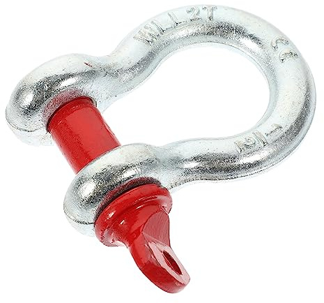 Yardenfun Manille Galvanisée 1/2'' 2T Outil de Robuste pour et Traction Manille d' Boulon pour et Déchargement