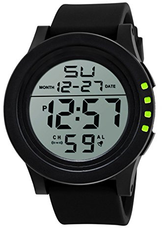 Quartz LED-klocka herr digital sportmode herrklocka Gw-6900, gRÖN, En storlek
