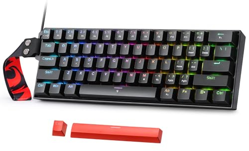 Redragon K617 HE Tastiera Rapid Trigger 60% 61 Tasti Magnetica | tastiera gioco rapid trigger 60% 61 tasti cablata azionamento veloce interruttore magnetico Hall punto regolabile