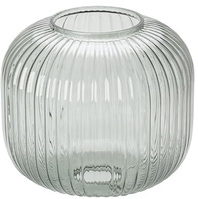 ORION LIGHTSTYLE Buntes Lampenglas Ersatzglas für Tischlampe Tischleuchte Deckenleuchte Ø20cm H18cm Rauch