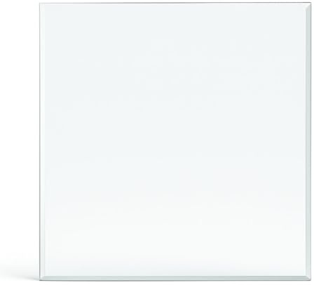 Feuercampus Funkenschutzplatte Glas Quadrat 100×100×0,6 cm ESG Kamin Bodenplatte hitzebeständig Schutzplatte Feuerstelle Ofenunterlage Sicherheitsglas Funkenschutz Kaminofen