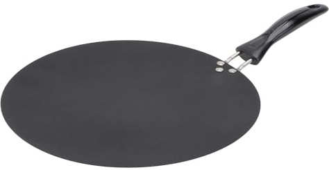 JEWEDECO Sartén Antiadherente de Hierro para Panqueques y Bistec, Molde para Tortillas de 24 Cm, Compatible Cocina de Gas E Inducción, Utensilio de Cocina Fácil de Limpiar, Uso Doméstico