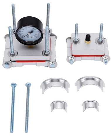banapoy 2-takts Avgasrör Bulk Reparationssats för 125ml 150ml 200ml 250ml 300ml Tvåtaktsmotorcyklar, Professionellt Bulkborttagningsverktyg med Ventil och 100 Psi Tryckmätare