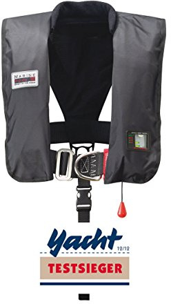 Marinepool, Gilet Automatique Premium ISO 300N, Pro Sensor Sprayhood, Schwarz