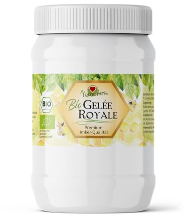 Bio Gelee Royal | Frisches Gelee in Premium Imkerqualität 1000 g Sparpack | OHNE Zusätze | Naturherz-Original