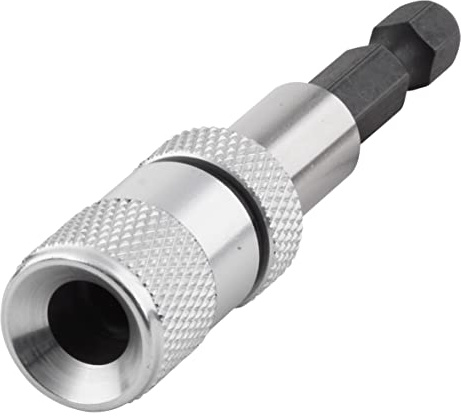 wolfcraft Portapuntas con ajuste de profundidad de atornillado I 2425000 I Para un trabajo con límite de profundidad