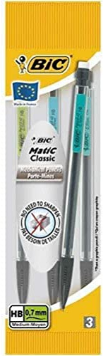 Bic Deutschland Bic Matic Classic 0,7, 3 Stück sortiert