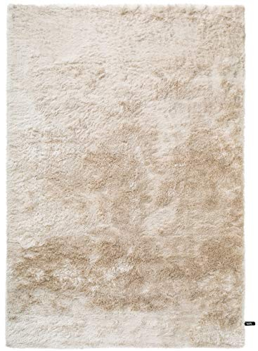 benuta Nest Hochflorteppich Whisper - Beige 120x170 cm - Kuschelig Weicher Teppich für Schlaf- und Wohnzimmer - Pflegeleicht - Fußbodenheizung Geeignet
