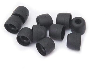 Sennheiser 506401 Ohrpolster/Kopfhörer-Schaumstoff aus Silikon, schwarz, 10 Stück