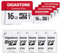 Gigastone Micro SD Card 16GB 5-Pack with 5x SD Adapter + 5x Mini-case, Camera Plus 90MB/s, Full HD Video, U1 C10 Class 10 Micro SDHC UHS-I Memory Card, with MicroSD to SD Adapter