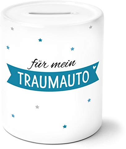 OWLBOOK Traumauto Spardose Geschenke Geschenkideen für Kinder Baby Junge Mädchen zum Geburtstag