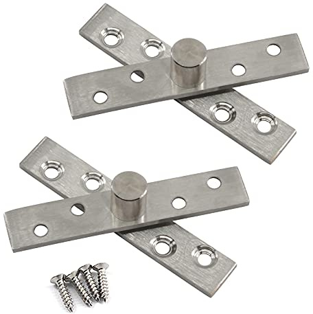 Cerniera per porta in acciaio inox da 95 mm (2 pezzi)
