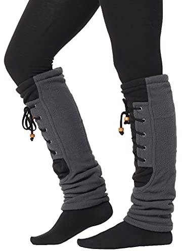 PUREWONDER Damen Stulpen Beinstulpen Fleece Beinwärmer Modell Nr. 29