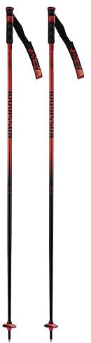 Rossignol Jungen x stöcke, Black Red, 125